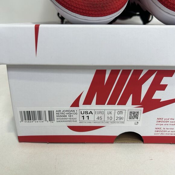 Nike Air Jordan 1 High Retro OG “Heritage/Red White” 2024 - Picture 8 of 8